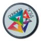 60mm Dia Round Printed Patches